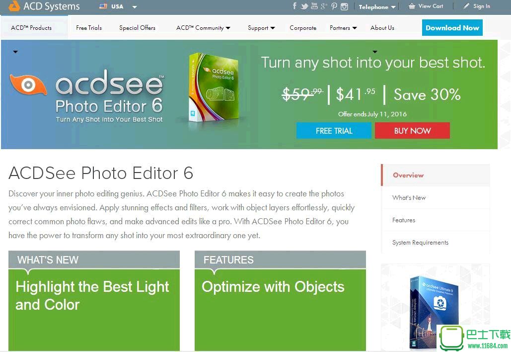 图像特效处理专业软件下载-图像特效处理专业软件ACDSee Photo Editor 6 build 359 破解版下载