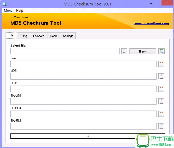 MD5校验工具MD5 Checksum Tool v3.1 绿色最新版下载