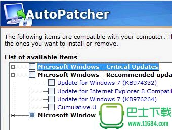 最佳离线win更新AutoPatcher v6.2.02 征汉化达人下载