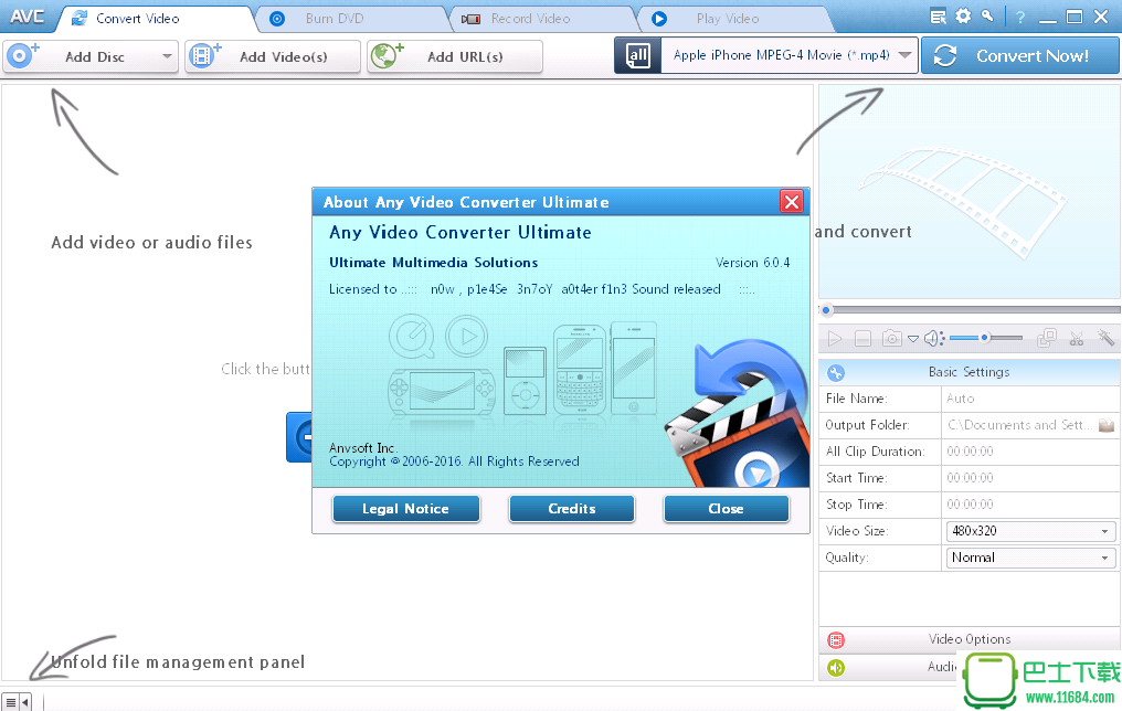 视频转换软件Any Video Converter Ultimate v6.0.4 破解版 By.Sound 下载