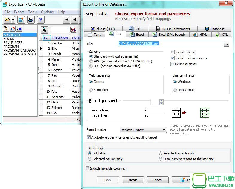 数据库查询编辑器Exportizer Pro 6.0.5.2 最新免费版下载