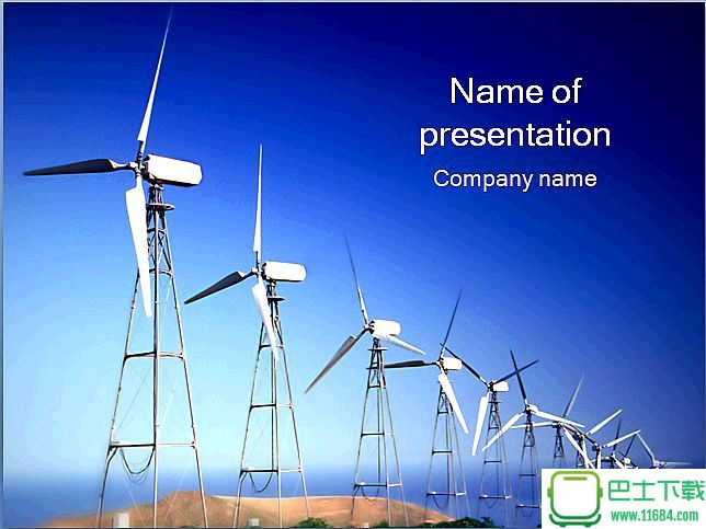 风力发电厂、新能源ppt模板最新下载-风力发电厂、新能源ppt模板下载
