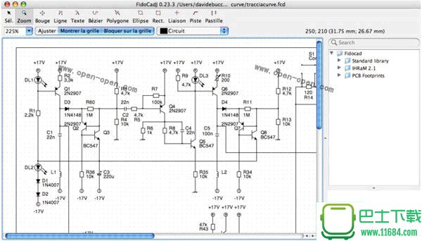 电气原理图绘制软件FidoCadJ 0.24.6 官方最新版下载
