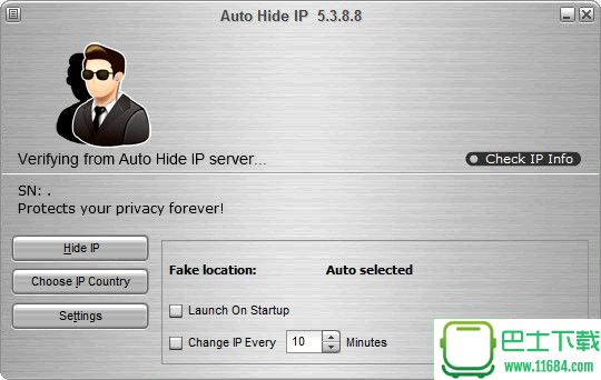 自动隐藏IP工具Auto Hide IP（AutoHideIP） 5.4.8.6 绿色版下载