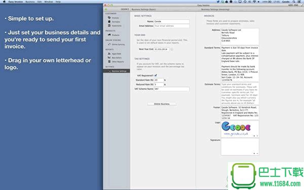 PDF发票机Easy Invoice for Mac V2.4.2 最新版下载
