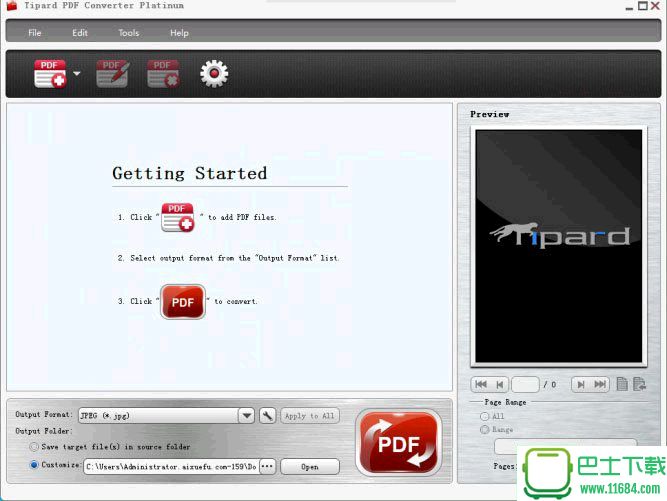 PDF转换工具Tipard PDF Converter Platinum v3.3.8 破解版下载