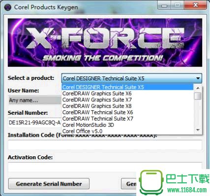 Corel Products Multi Keygen by X-FORCE下载-Corel Products Multi Keygen by X-FORCE ver.20170216 下载ver.20170216