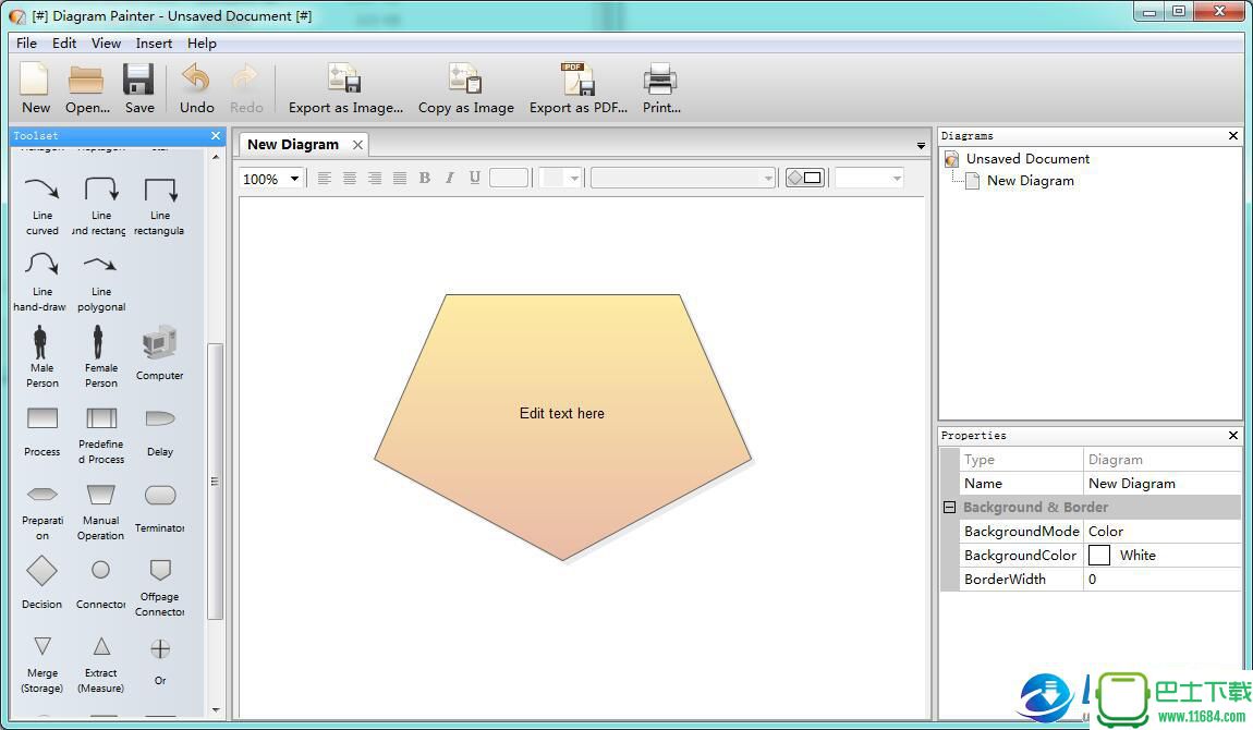 Diagram Painter(图表制作软件) v1.1.0 官方最新版下载