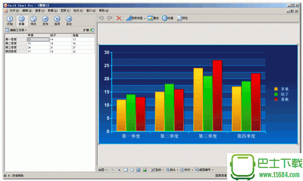 Swiff Chart Pro(统计图表制作软件) v3.5 中文绿色版下载