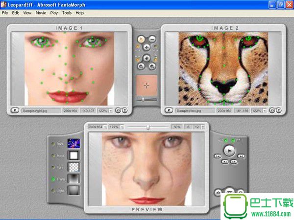 支持多图的变脸动画影片制作软件Abrosoft FantaMorph 5.48 豪华版下载