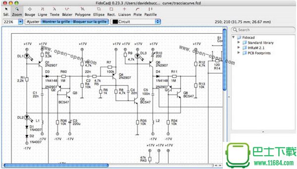 电气制图软件FidoCadJ v0.24.6 官方最新版下载