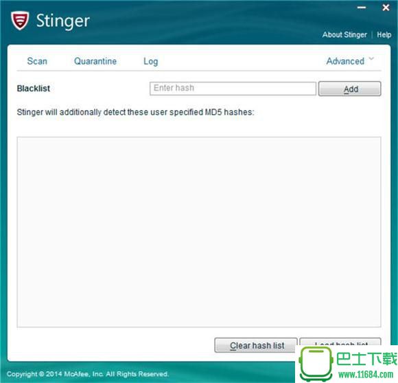 McAfee AVERT Stinger V12.1.0.2506 绿色版（64位）下载