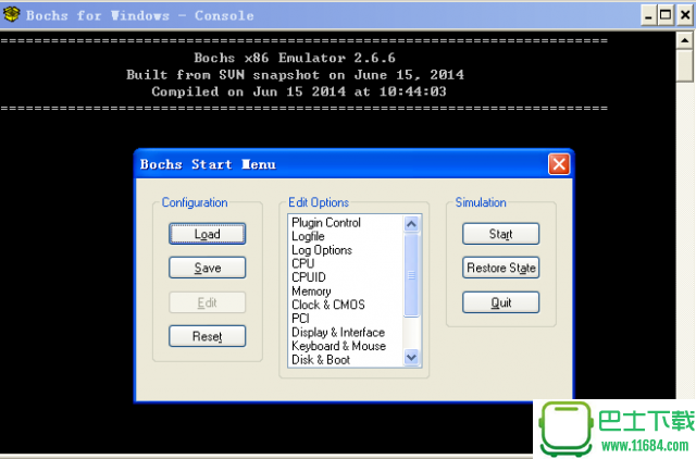 Bochs模拟器(PC模拟器) v2.6.6 绿色版下载