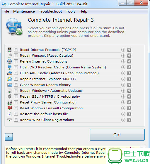 ComIntRep(网络修复工具) v3.1.3.2852 中文绿色版下载