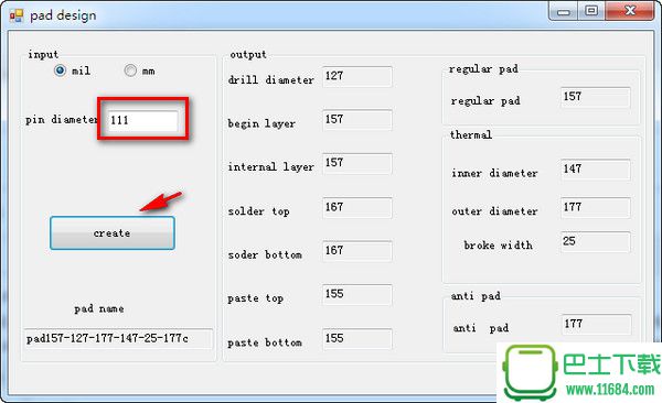 pad焊盘尺寸生成工具pad design下载-pad焊盘尺寸生成工具pad design v1.0 绿色版下载v1.0