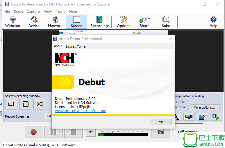 debut Video Capture Software下载-视频录屏软件debut Video Capture Software v5.0 破解版(含破解补丁)下载v5.0