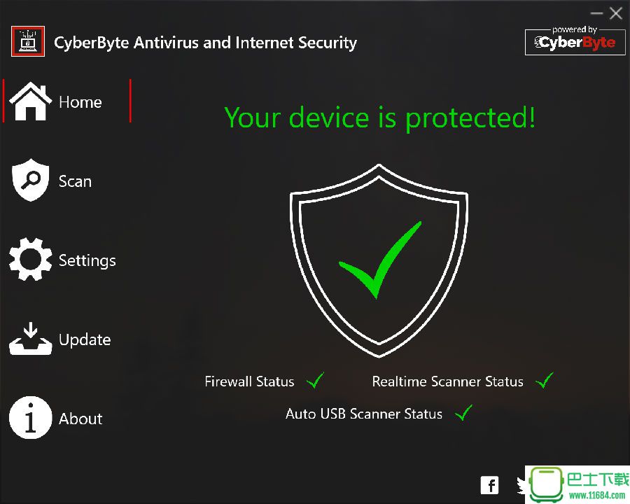 CyberByte Antivirus（防恶意软件安全管家）v1.0下载