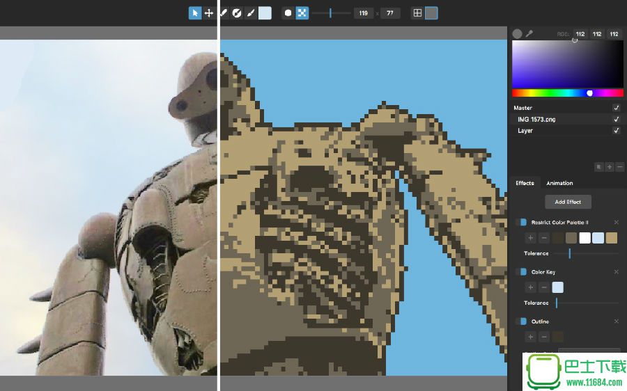 Pixelmash(像素艺术照片生成软件) Beta 7下载