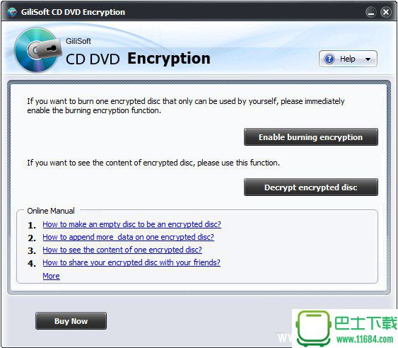 CD/DVD加密软件Gilisoft CD DVD Encryption 3.2.0官方免费版下载