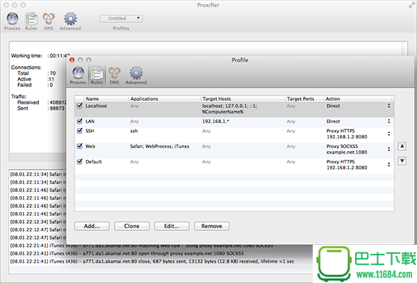 Proxifier for Mac V2.22.1下载