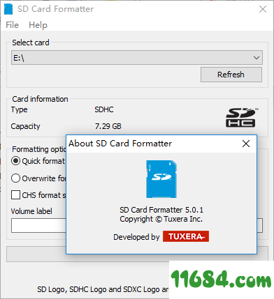 SD卡修复工具SD Card Formatter v5.0.1 英文原版（专治SD卡无法格式化）下载