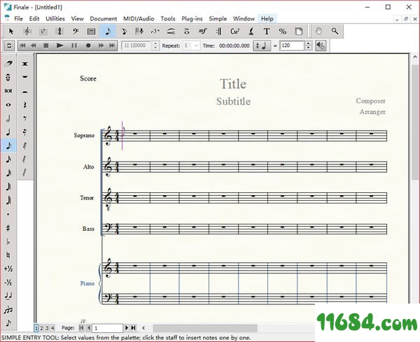 乐谱软件MakeMusic Finale v26.0.1.655 免费版下载