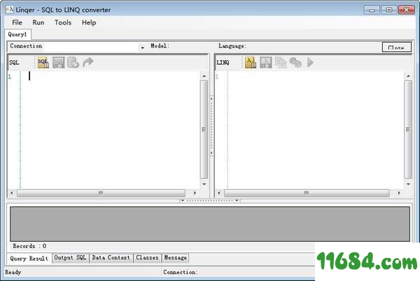 Linqer（数据库文件转换工具）v4.5 绿色板下载