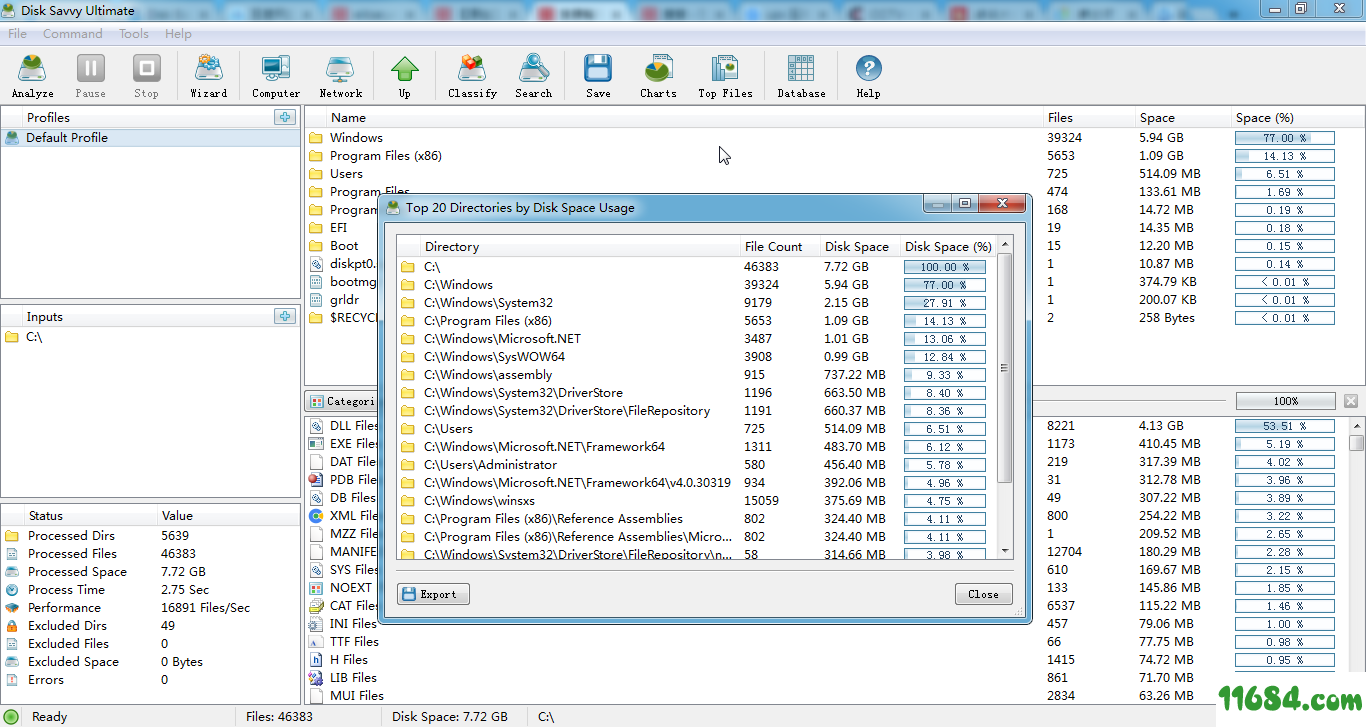 Disk Savvy Ultimate 11.7.26下载-磁盘空间占用统计分析软件Disk Savvy Ultimate 11.7.26下载