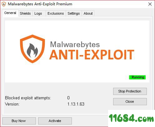 Malwarebytes Anti-Exploit下载-漏洞扫描工具Malwarebytes Anti-Exploit v1.13.1.63 破解版下载