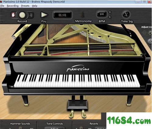Pianissimo下载-三角钢琴模拟器Pianissimo v1.014 官方最新版下载