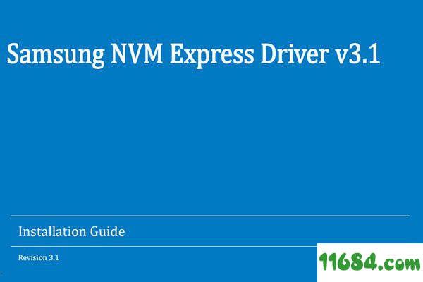 Samsung NVM Express Driver下载-三星nvme固态驱动Samsung NVM Express Driver v3.1 官方最新版下载