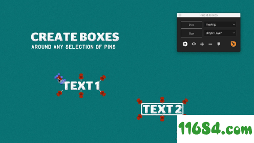 Pins Boxes下载-自适应动态方框动画AE脚本Pins Boxes v1.1 最新免费版下载