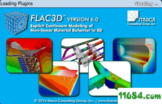 ITASCA Flac3D破解版下载-三维地质力学模拟软件ITASCA Flac3D v6.00.69 破解版(附破解文件)下载