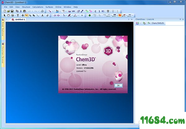ChemOffice Pro 2017破解版下载-化学结构绘制软件ChemOffice Pro 2017 v17.0.0.206 中文破解版(附破解补丁)下载
