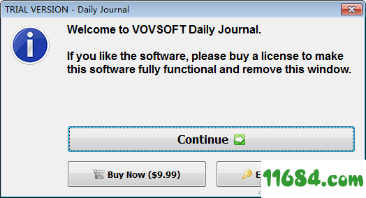 VovSoft Daily Journal破解版下载-日志管理软件VovSoft Daily Journal v4.7 破解版(附破解文件)下载