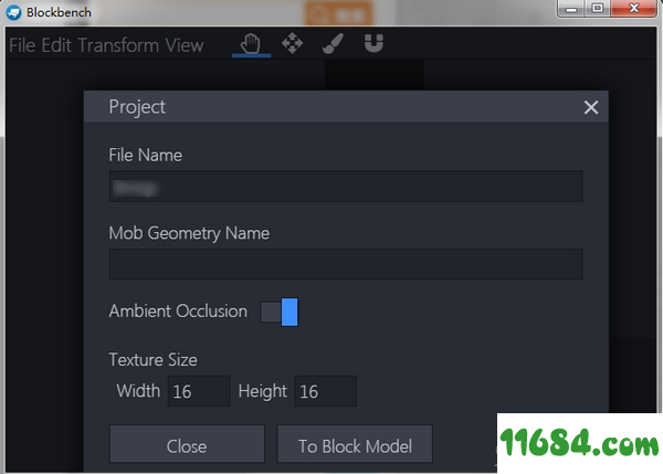 Blockbench下载-3D建模Blockbench v1.11.5 绿色汉化版下载