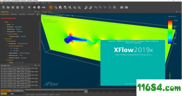 DS Simulia XFlow 2019x破解版下载-流体动力学模拟软件DS Simulia XFlow 2019x破解版下载
