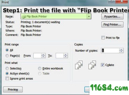 Flipbook Printer下载-翻页书打印软件Boxoft Flipbook Printer v1.0 最新免费版下载