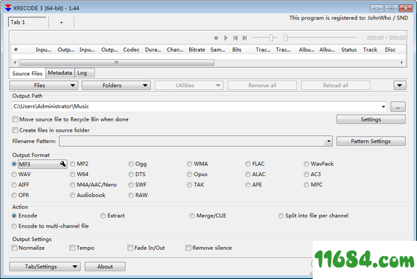 XRECode III下载-音频转换器XRECode III v1.44 绿色版下载