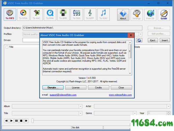 VSDC Free Audio CD Grabber下载-音频CD采集软件VSDC Free Audio CD Grabber v1.4.5.593 最新版下载