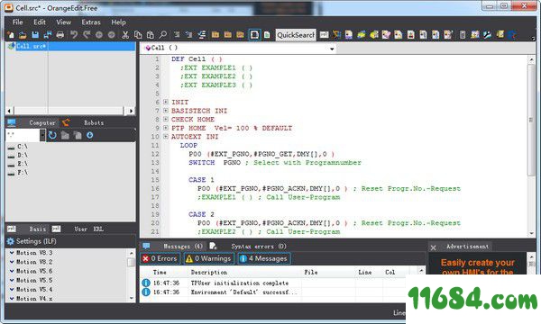 OrangeEdit下载-机器人编程软件OrangeEdit v2.0.14.95 官方版下载
