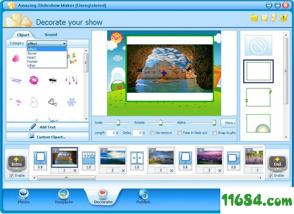 Amazing Slideshow Maker下载-幻灯片制作软件Amazing Slideshow Maker v4.1.0 最新版下载