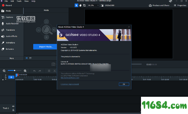 ACDSee Video Studio破解版下载-视频编辑软件ACDSee Video Studio v4.0.0.872 破解版(附注册机)下载