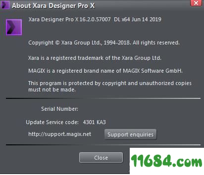Xara Designer Pro X16破解版下载-图片编辑软件Xara Designer Pro X16 v16.2.0.57007 破解版(附破解补丁)下载