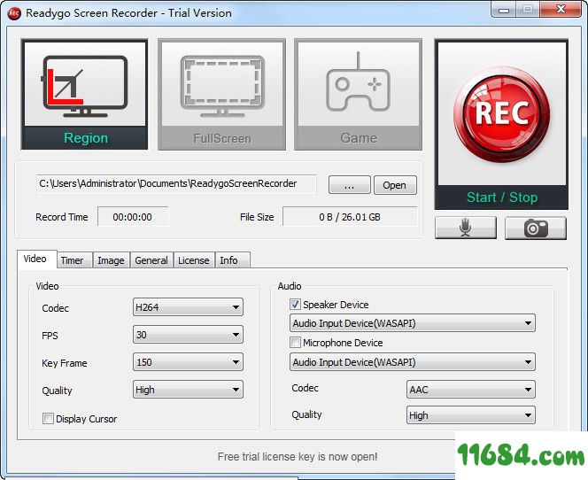 Readygo Screen Recorder下载-屏幕录制软件Readygo Screen Recorder v1.0.0 官方版下载