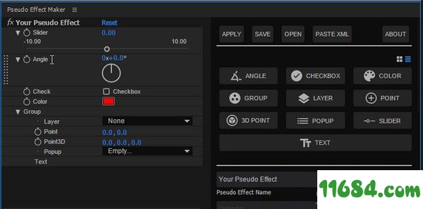 Pseudo Effect Maker脚本下载-自定义特效控件组合AE脚本Pseudo Effect Maker v2.2.16 最新版下载