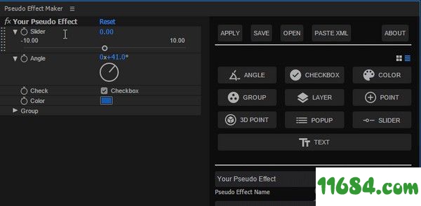 Pseudo Effect Maker脚本下载-自定义特效控件组合AE脚本Pseudo Effect Maker v2.2.16 最新版下载