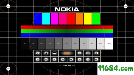 Nokia Monitor Test下载-显示器测试软件Nokia Monitor Test v2.0 汉化版下载