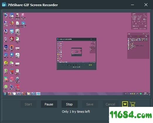 7thShare GIF Screen Recorder下载-GIF制作软件7thShare GIF Screen Recorder v1.6.8.8 最新版下载