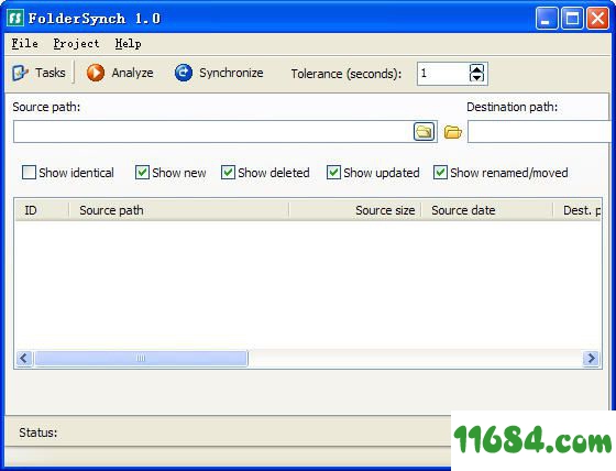 FolderSynch下载-文件夹同步工具FolderSynch v1.0 绿色版下载